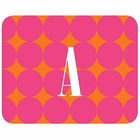 personalized pink polka dots