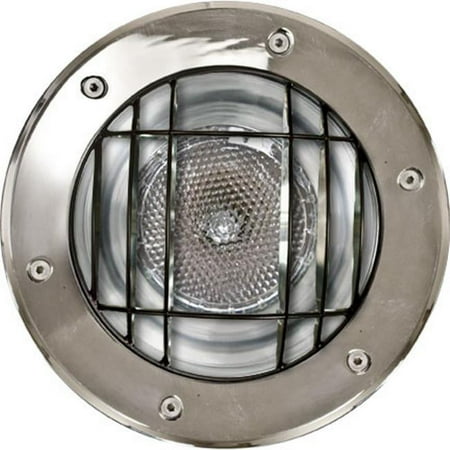 Dabmar Lighting Stainless Steel In-Ground Well Light with Grill