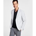 thumbnail image 2 of Calvin Klein Mens Soft Two Button Blazer Jacket, Grey, 42 Short, 2 of 2