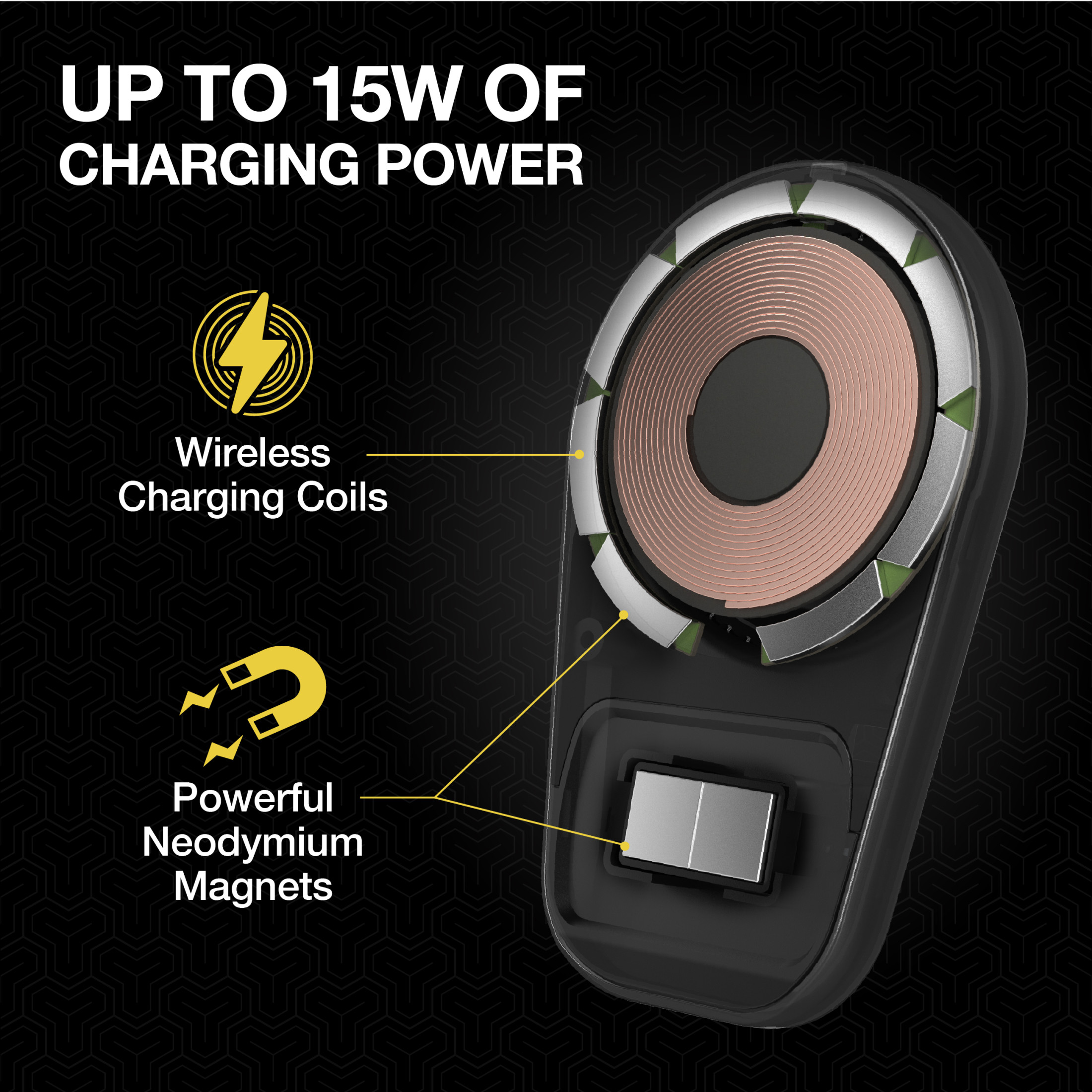 Scosche MagicMount 15W Wireless Charging Car Mount photo 2