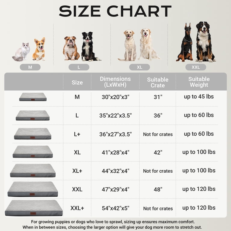 Ophanie 41in Gray Orthopedic Dog Bed for Large Dogs with Non-Slip