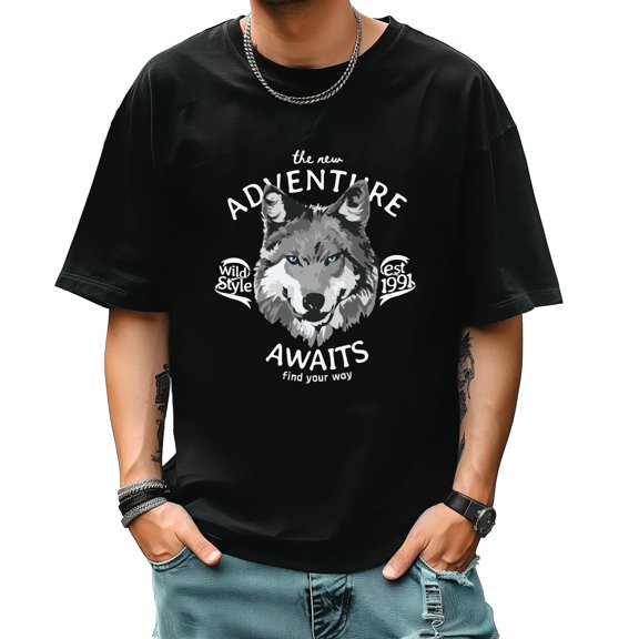 Men's Short Sleeve Graphic T shirt Collection Summer New Trend Sports Shirt Select