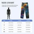 thumbnail image 4 of Lsque Neon Seahorse Underwater Realm Print Men's Pajama Pants, Lounge Pant - Comfortable Home Wear,Elastic Waistband, Stylish Design-XX-Large, 4 of 9