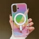 thumbnail image 4 of For iPhone 16 Case Compatible with MagSafe Acrylic + TPU Gradient Phone Cover, 4 of 5