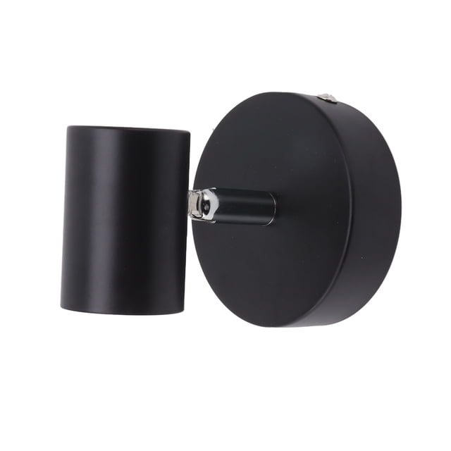 Aplique de Pared Jadeshay Moderno E26 Soporte de Lámpara Negro