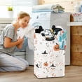 thumbnail image 5 of Yayeee Freestanding Laundry Hamper with Handle Collapsible Large Storage Basket for Clothes, Ghost Design, 5 of 7