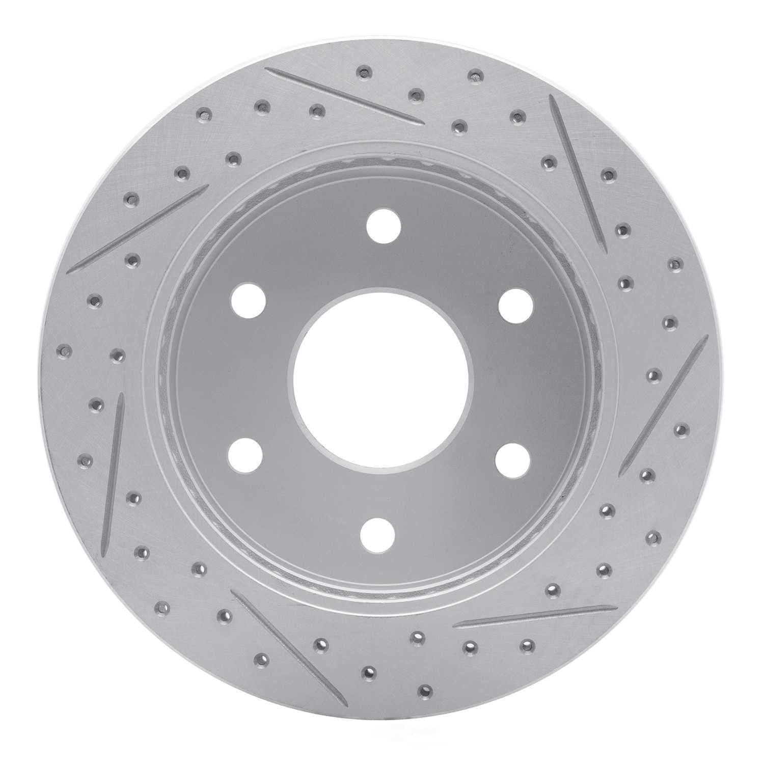 Dynamic Friction Company 830-48008L DFC Geoperformance Rotor - Drilled and Slotted