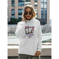 thumbnail image 2 of 90's In Our Hearts Hoodie Women -Image by Shutterstock, Female 3X-Large, 2 of 4
