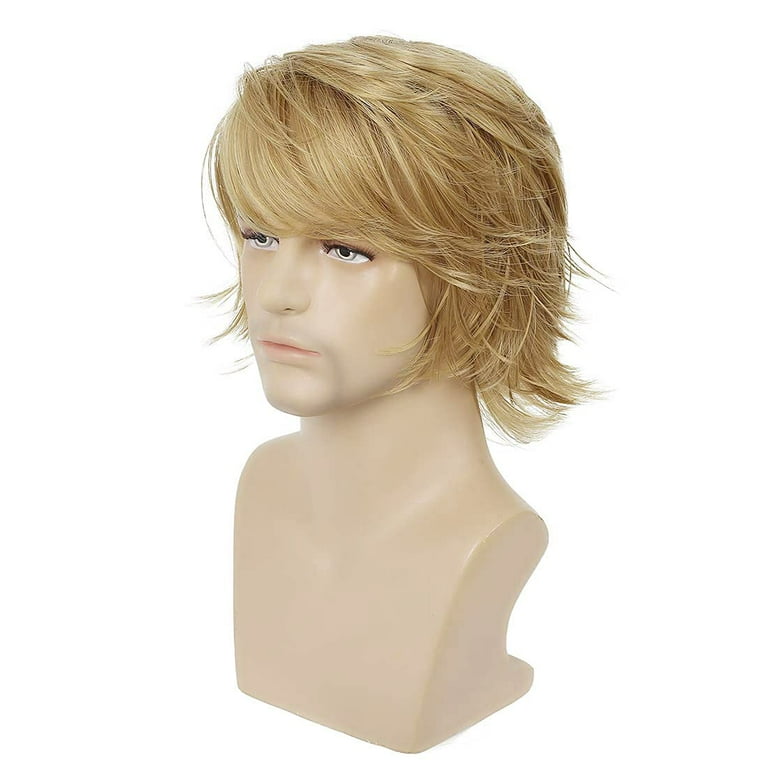 Blonde male 2025 cosplay wig