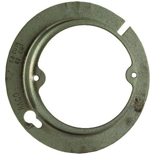 HubbellRaco 727 Raised Octagon Open Electrical Box Cover, 4 in L X 4