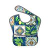Bingfone Mess-Proof Baby Bib - Waterproof Bib For Baby Boy Or Girl With Food Catcher Pocket, Unisex-Lemon And Leaves