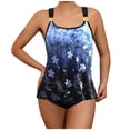 thumbnail image 2 of Traje de baño de 2 piezas para mujer, trajes de baño para mujer, traje de baño de verano de talla grande con estampado, bikini, traje de baño dividido para mujer, traje de baño de poliéster, 2 of 6