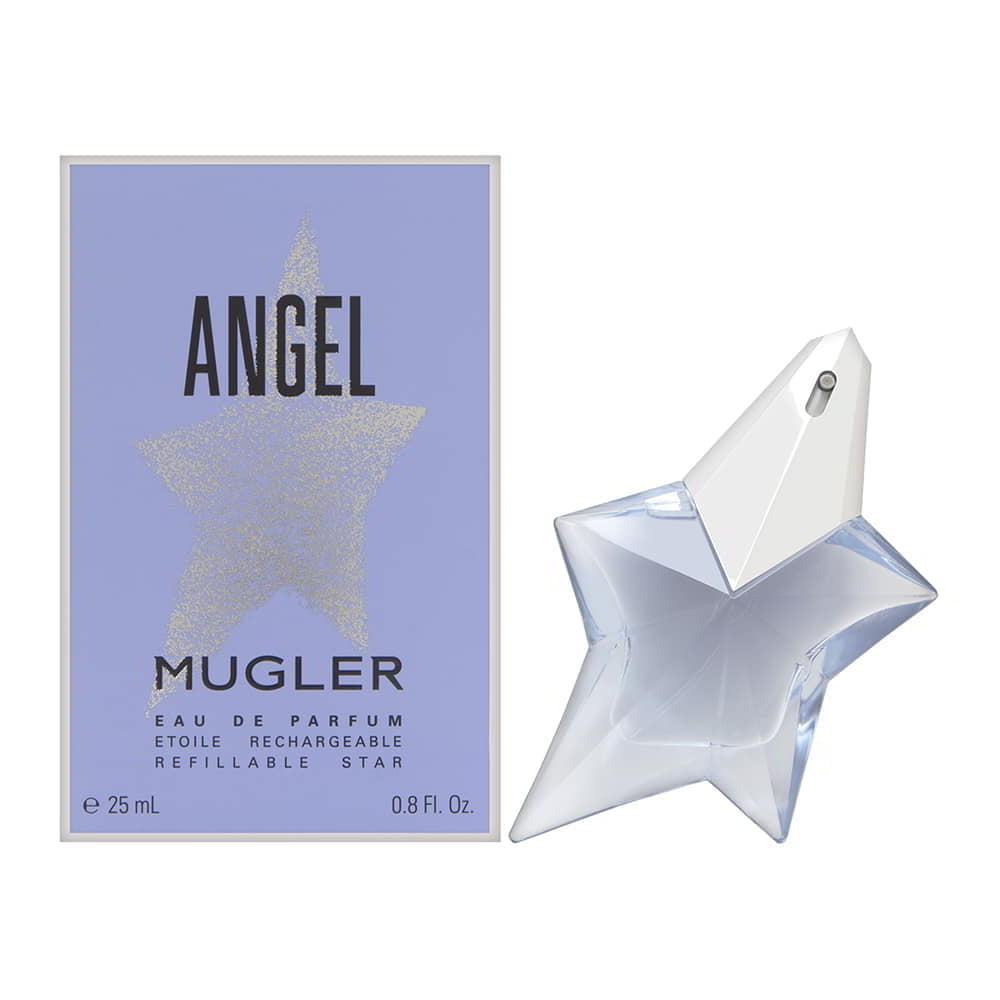 rive ned arbejder golf Thierry Mugler Angel Eau de Parfum, Refillable perfume for women, 0.85 Oz -  Walmart.com
