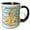 Black/White, variant on 3drose, Cod, You Scared the Carp Out of Me- Concern, Worry, Health, Humor, Humour, Fun, 11oz Magic Transforming Mug
