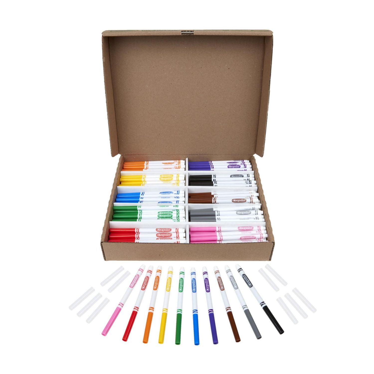 Crayola 200 Markers Fine Line Classpack (10 Colours)