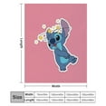 thumbnail image 6 of Stitch Throw Blanket Cute Flannel for Boys Girls Men Women, 6 of 7