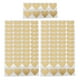 thumbnail image 5 of 300 pegatinas con forma de corazón para crear un producto promocional único para baby shower. Dorado, 5 of 9