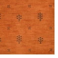 thumbnail image 2 of Rugsotic Carpets Handmade Rugs Hand Knotted Loom Rectangle 8'x10' Orange Brown Wool for Indoor Use, 2 of 5