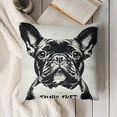 thumbnail image 3 of YINGXI , , , Decor, , ,Bulldog Decor,Reserved for The Dog Pillow 20x20in, 3 of 5