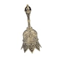 thumbnail image 1 of Campana de mano decorativa, campana de cena, patrón de loto, decoración del hogar, artesanías versátiles, adorno colgante Retro para aula, restaurante Bronce, 1 of 8