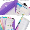 thumbnail image 4 of ! 12 Carpetas Plástico Sobres Carpeta Bolsillo 11 Agujeros ., 4 of 6