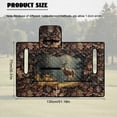 thumbnail image 7 of LedBack Heavy Duty Golf Cart Blanket Seat Covers Deer Camo Hunting Print Golf Cart Towel Seat Covers with Pockets Suitable for All Seasons, Brown, 7 of 7