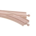 thumbnail image 4 of Bunblic 4-6pack Wooden Trains Railway Compatible Accessories MMF Curved Switch Track 4 Pcs, 4 of 8