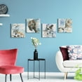 thumbnail image 7 of Wexford Home Watercolor Wild Animal Canvas Prints Wall Art Nursery Décor for Kids Room Office Room Farmhouse, Set of 4 (16" x16" each), 7 of 7