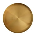 thumbnail image 2 of Elegant Gold Stainless Steel Storage Tray Jewelry Display Plate Organizer for Cosmetics Coffee Table Snacks Keys 12 5cm, 2 of 12