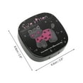 thumbnail image 3 of Unique Bargains 1 Set Contact Lens Case Cartoon Cat Lens Storage Case Black, 3 of 5