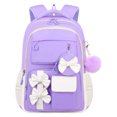 thumbnail image 3 of AoDai Belted girl's schoolbag set - Large capacity student backpack with pen holder and handbag for storage, 3 of 5