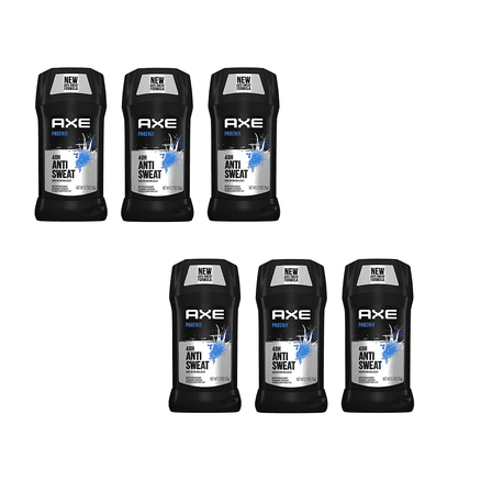 AXE Phoenix Antiperspirant For Men Mint & Rosemary 48H Sweat & Odor Protection Stay Dry For 48H With Men's Deodorant 2.7 oz  6 Pack