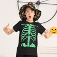 thumbnail image 6 of Boys Halloween Shirts Kids Skeleton Bone Shirt Size 9-12T Glow in The Dark T-Shirt Funny Shirt for Kid, 6 of 7