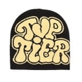 thumbnail image 2 of harmtty Warm Unisex Autumn Winter Knitting Hat Heart Letter Jacquard Print Women Men Hip Hop Style Beanie Hat Outdoor Riding Windproof Warm Hat Coffee, 2 of 8