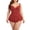 Red, variant on Bikini Sets for Women Spaghetti Strap Women's Bathing Suits Women's Printed Oversized Ne Piece Swimsuit with Exposed Navel0 Oversized Swimsuit for Swimming & Beaches Red XL