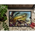 thumbnail image 3 of Carolines Treasures PTW2038MAT Brook Trout Door Mat Indoor Rug or Outdoor Welcome Mat 18x27 Doormat  18H X 27W, 3 of 4