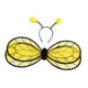 thumbnail image 5 of Conjunto de accesorios de cosplay de Halloween con alas de abeja y tirantes elásticos para disfraz de niños. amarillo, 5 of 9
