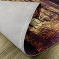 thumbnail image 5 of Ambesonne Landscape Place Mats Set of 4, Misty Weather Forest, Standard Size, Pale Yellow Dark Orange, 5 of 6