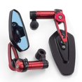 thumbnail image 1 of Universal Motorcycle Rear View Mirror Mini Folding Mirror Aluminum Alloy 360 Rearview Mirror For Kawasaki, 1 of 5