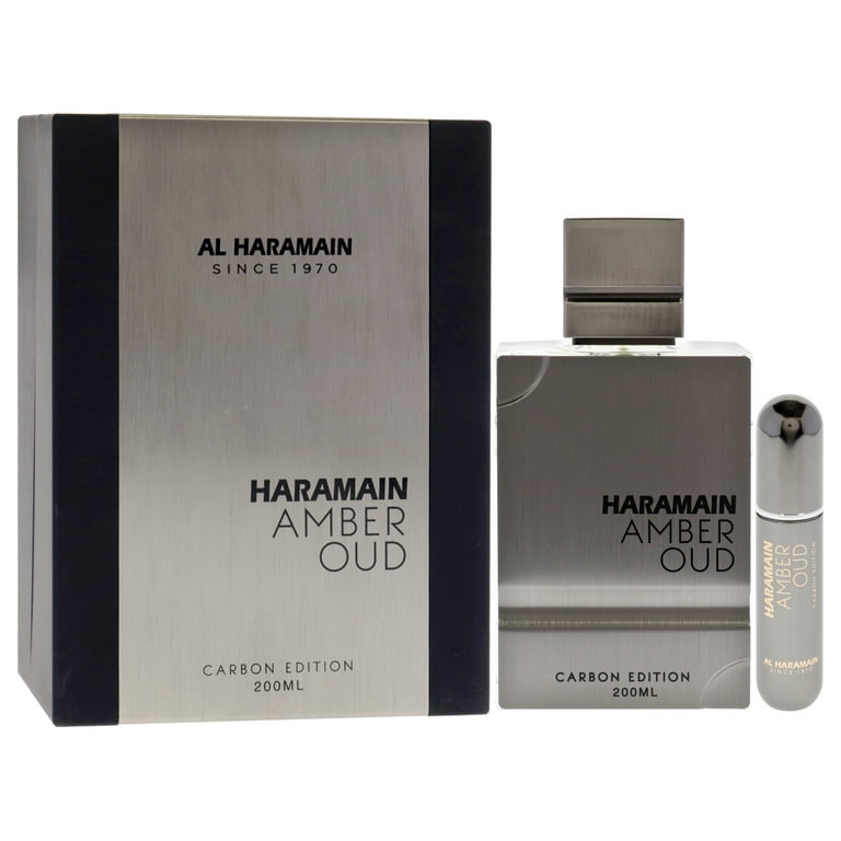 香水(ユニセックス) 60ml AL HARAMAIN AMBER OUD CARBON EDITIO Al Haramain Men's Amber Oud Carbon EDP Spray 6.7 oz Fragrances
