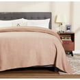 thumbnail image 2 of Mainstays Super Soft Fleece Bed Blanket, Twin/Twin Xl, Tan, 2 of 2