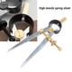 thumbnail image 3 of Pinza Divisora ​​​​de Ala De Resorte Ajustable Con Cerradura De 4 Pulgadas, Brújula De Cuero De Acero, Herramienta De Brújula De Dibujo Para Carpintería, Metalurgia, Dibujo, 3 of 7