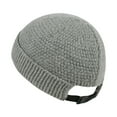 thumbnail image 2 of Dyfzdhu Men Women Outdoor Solid Color Knitted Cotton Hat Sunscreen Running Sports Warm, 2 of 5