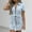 Light Blue, variant on RYDCOT Denim Dresses for Women 2023 Casual Short Sleeve Blue Jean Dress Zipper Pocket Slim Fit Denim Dress Casual Shift Dress Clearance