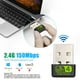 thumbnail image 1 of Controlador gratuito de 150 Mbps Adaptador inalámbrico USB Receptor WiFi Dongle Tarjeta de red, 1 of 5