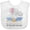 AA-White, variant on Inktastic My Great Grandma Loves Me to the Moon and Back Elephant Boys or Girls Baby Bib