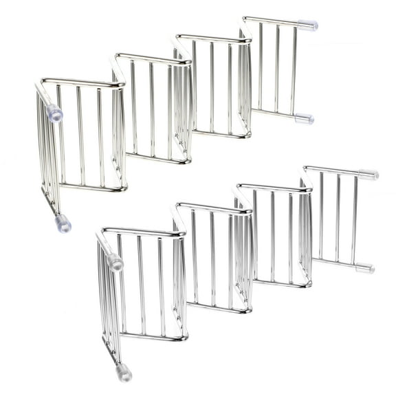 Set of 2 Stainless Steel Taco Holder Stands, Stylish Rack Holds 2 Tacos Each, Keeps Shells Upright, Dishwasher, Oven & Grill Safe