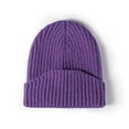 thumbnail image 2 of iHPH7 Knit Beanie Wool Beanies for Men Beenies Hats Beanie Warm Hats for Women Watch Cap Y2k Beanie Purple One Size, 2 of 3