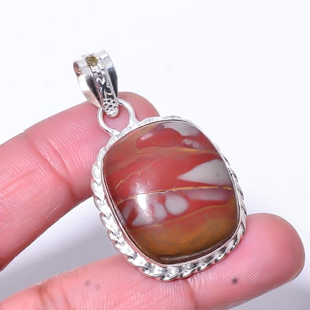 Noreena Jasper - Australia Handmade 925 Sterling Silver Pendant 1.76" P43
