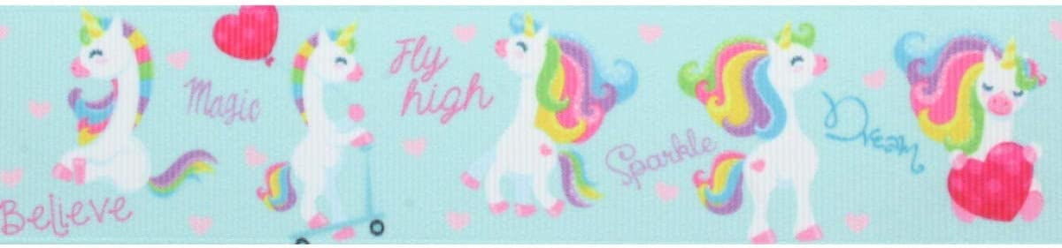 1.5" Unicorn Fun Grosgrain Ribbon 25yd